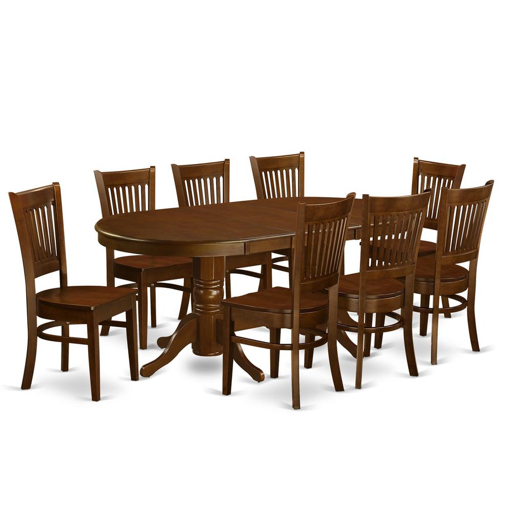 9  Pc  Dining  room  set  for  8  Dining  Table  with  Leaf  and  8  Kitchen  Dining  Chairs. Picture 2
