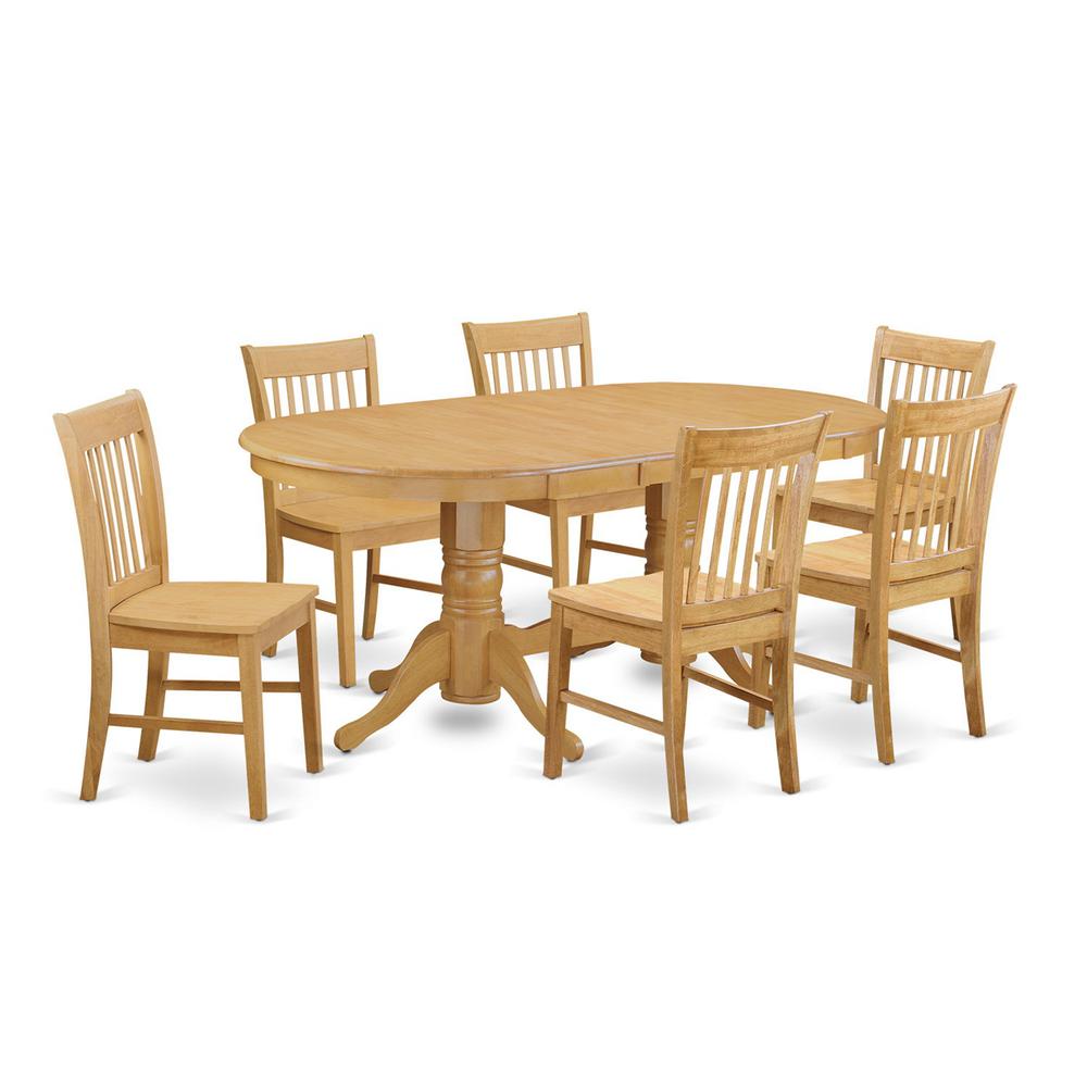 7  Pc  Table  and  Chairs  set  -  Kitchen  Table  and  6  Dining  Chairs. Picture 2