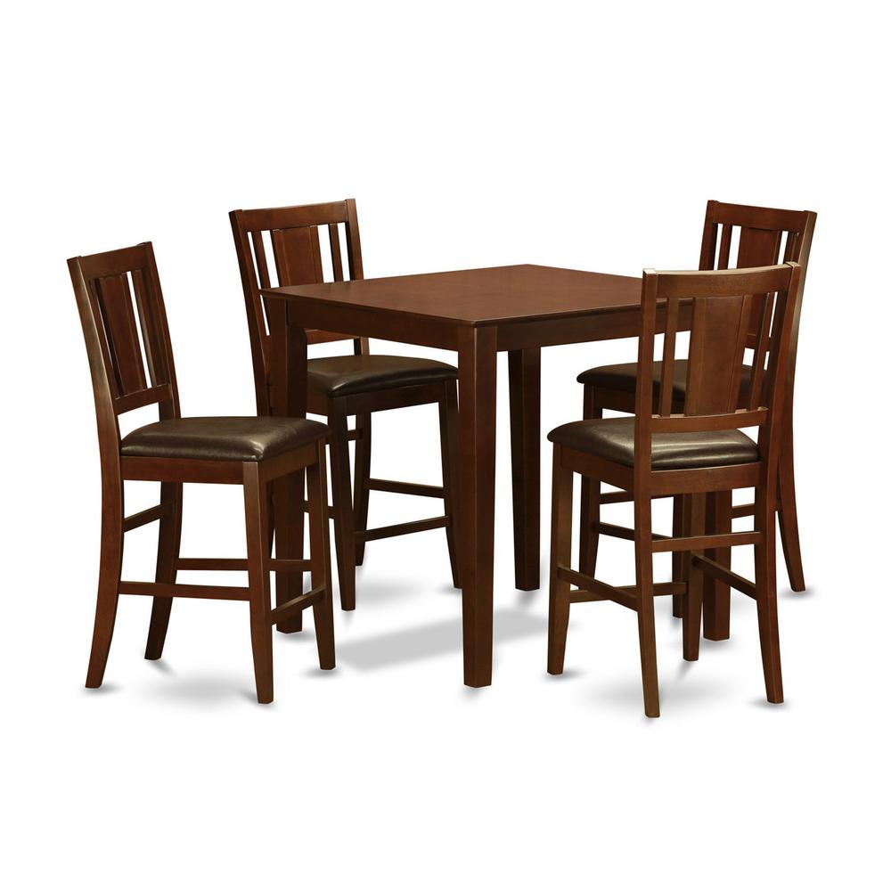 5  Pc  pub  Table  set-counter  height  Table  and  4  Stools.. Picture 2