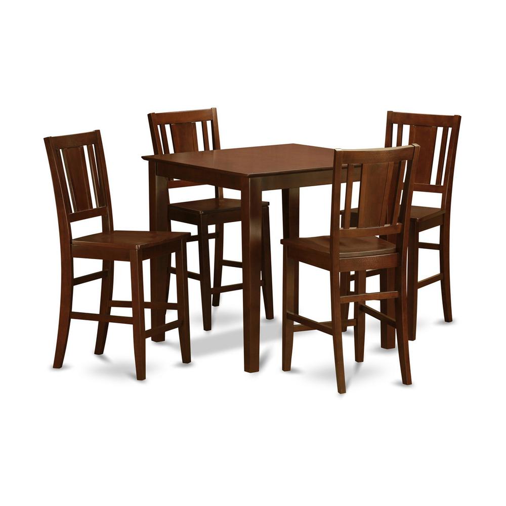 5 Pc counter height Dining set-counter height Table and 4 Kitchen Chairs. Picture 1