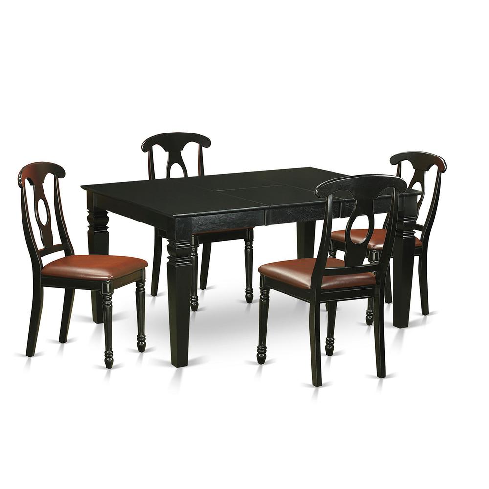 5  Pc  Dining  room  set  for  4-Dinette  Table  and  4  Kitchen  Chairs. Picture 2