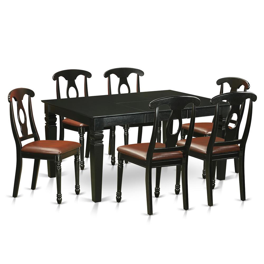 7  Pc  Table  set  for  6-Kitchen  dinette  Table  and  6  Kitchen  Dining  Chairs. Picture 2