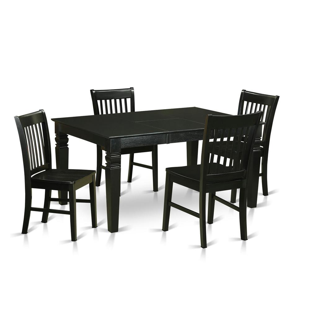 5  Pc  Dining  room  set  for  4-Kitchen  Table  and  4  Dining  Chairs. Picture 2