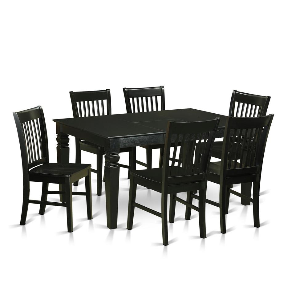 7  PC  Dining  room  set  -Dinette  Table  and  6  Dining  Chairs. Picture 2