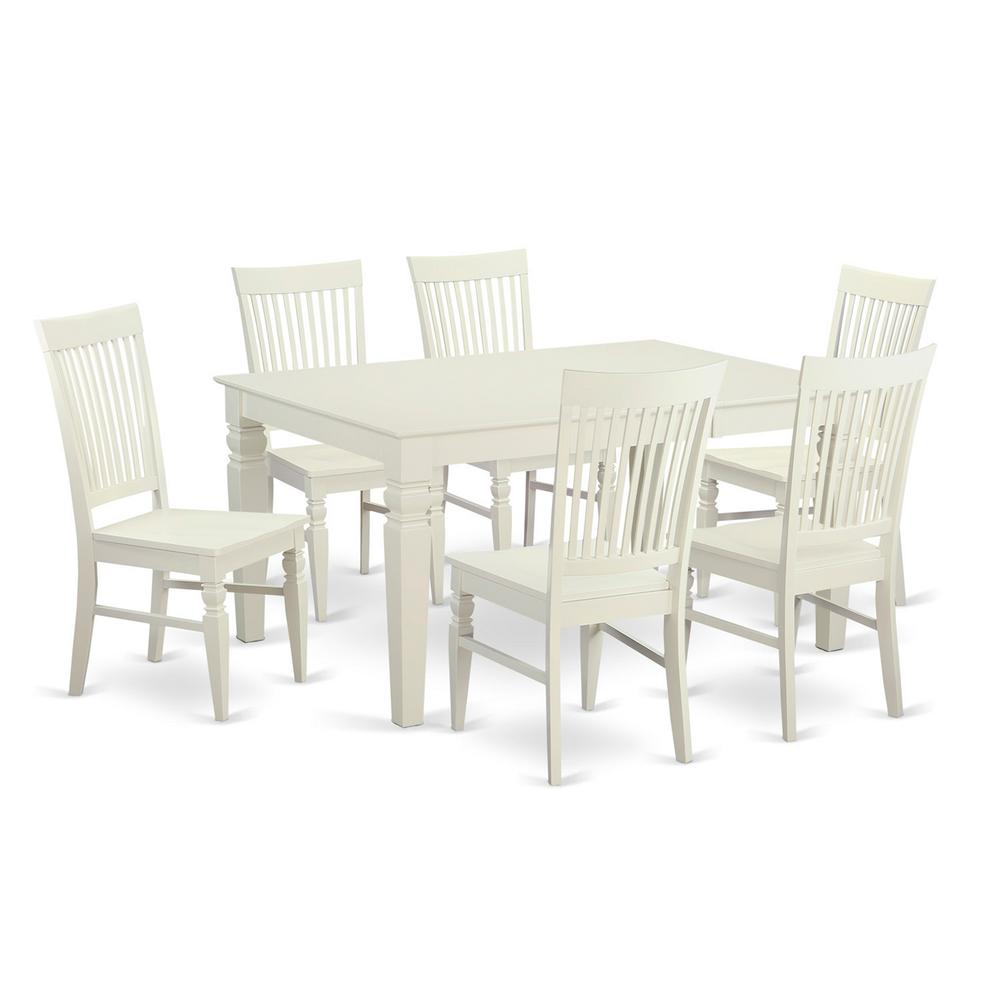 7  Pc  Dining  room  set-Dining  Table  and  6  Dining  Chairs. Picture 2
