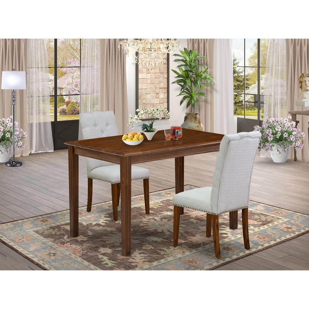 3 Piece Dinette Set for Small Spaces Contains a Rectangle Dining Table. Picture 15