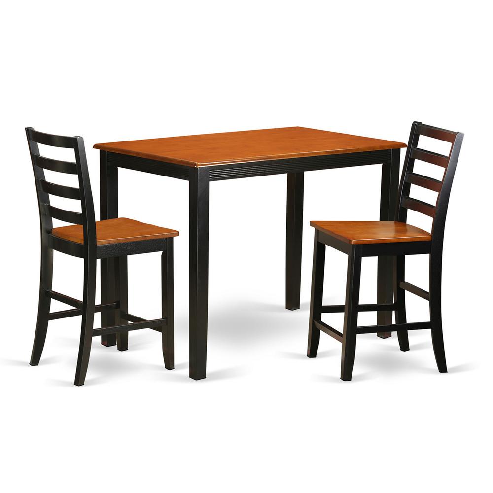3  Pc  counter  height  pub  set-pub  Table  and  2  Kitchen  Dining  Chairs.. Picture 2