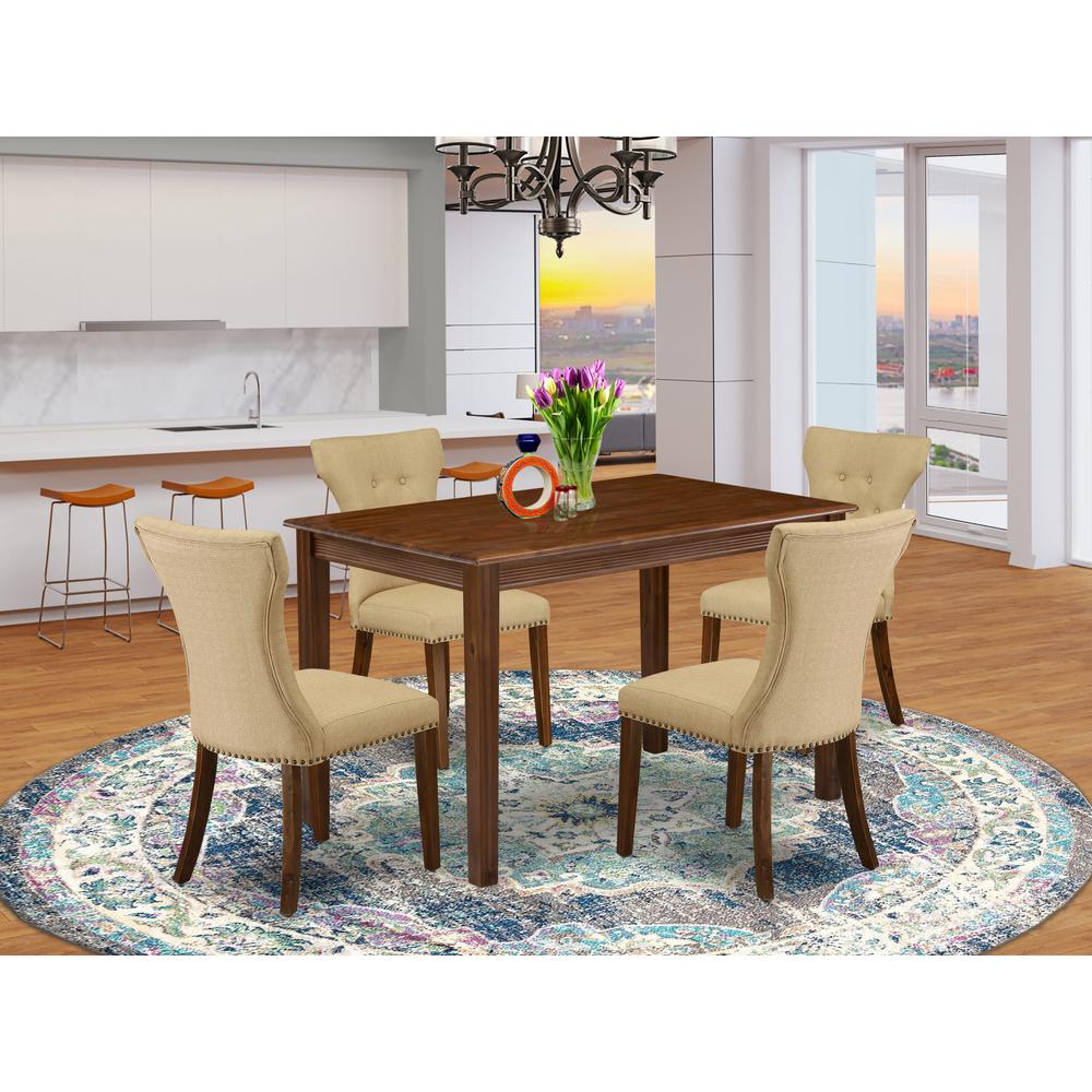 5 Piece Dining Table Set Contains a Rectangle Dining Room Table. Picture 15