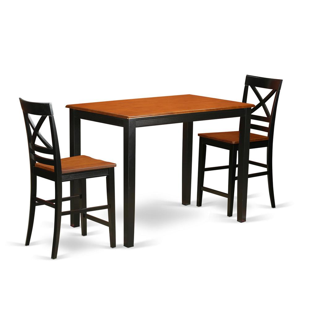 3  Pc  counter  height  pub  set  -  high  Table  and  2  counter  height  Dining  chair.. Picture 2