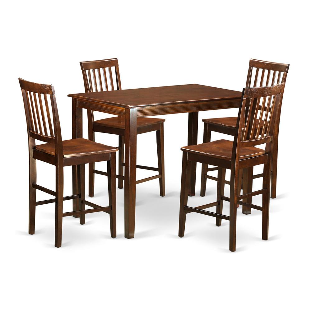 5  Pc  Dining  counter  height  set-pub  Table  and  4  Dining  Chairs.. Picture 2