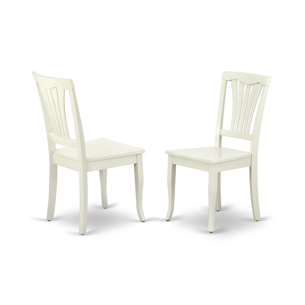 Dining Chair Linen White, AVC-LWH-W. Picture 1