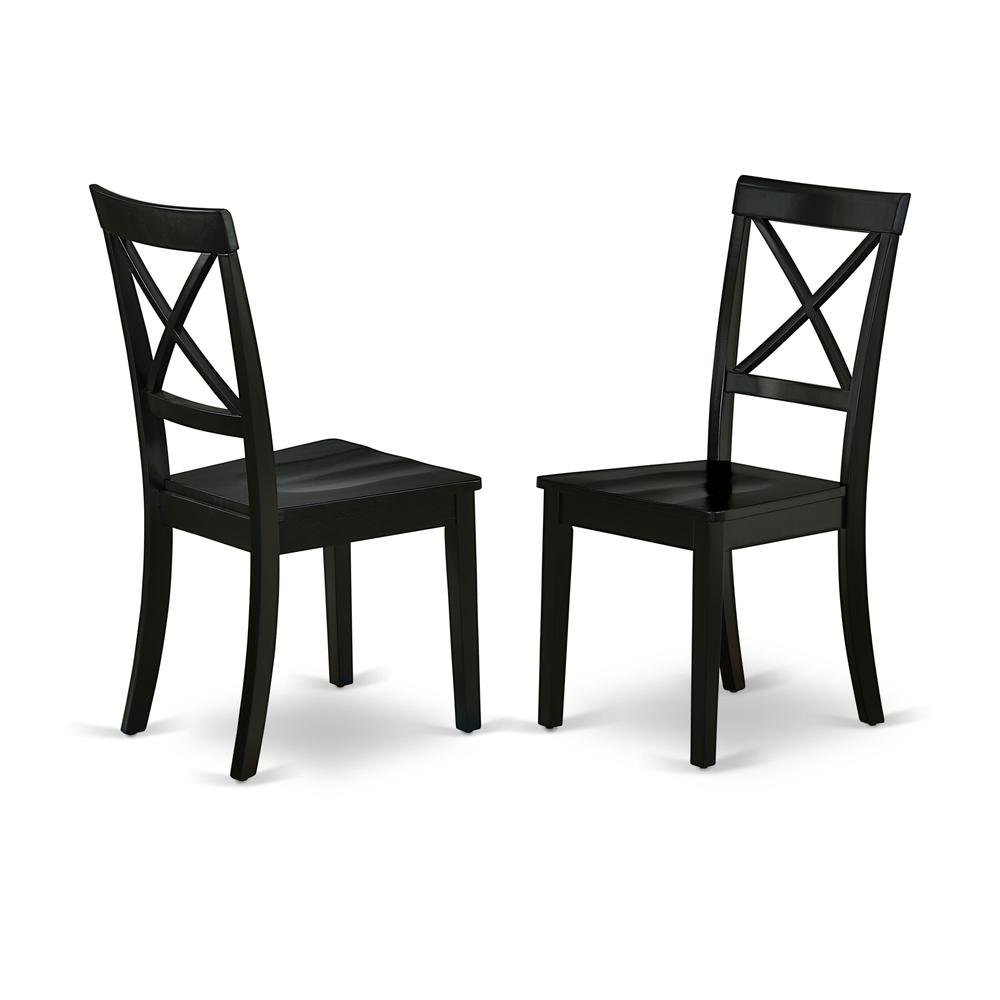 Dining Room Set Black, WEBO5-BLK-W. Picture 4
