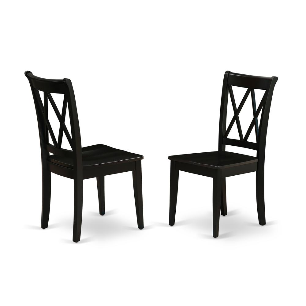 Dining Room Set Black, LGCL5-BLK-W. Picture 4