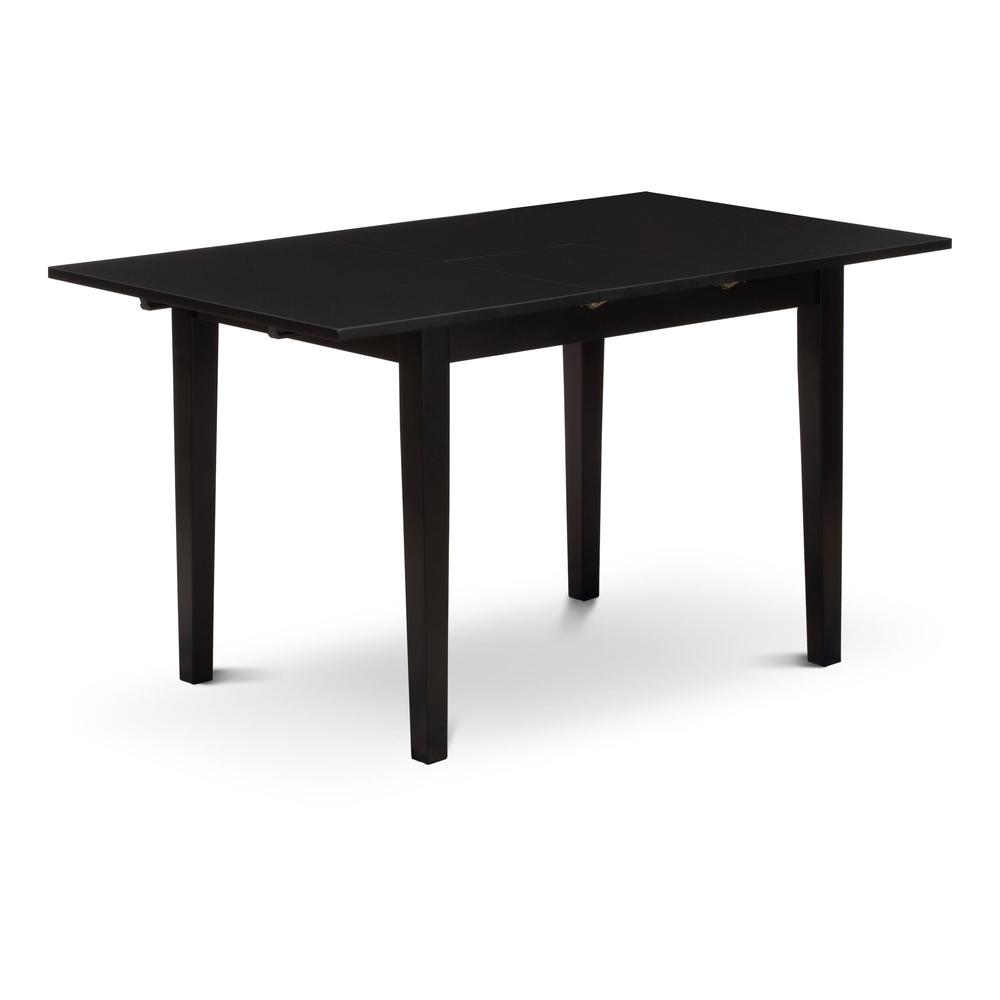Dining Table- Parson Chairs, NOEN3-BLK-69. Picture 3