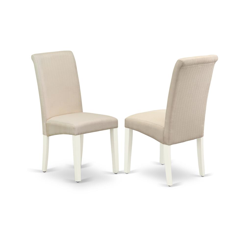Dining Chair Linen White, BAP2T01. Picture 1