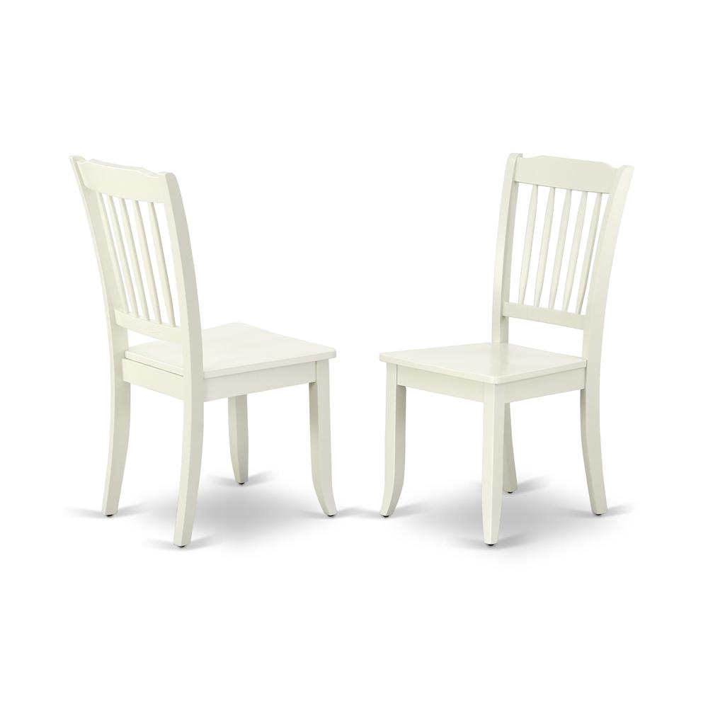 Dining Chair Linen White, DAC-LWH-W. Picture 1