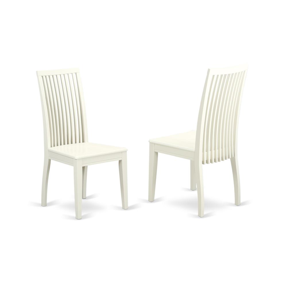 Dining Chair Linen White, IPC-LWH-W. Picture 1