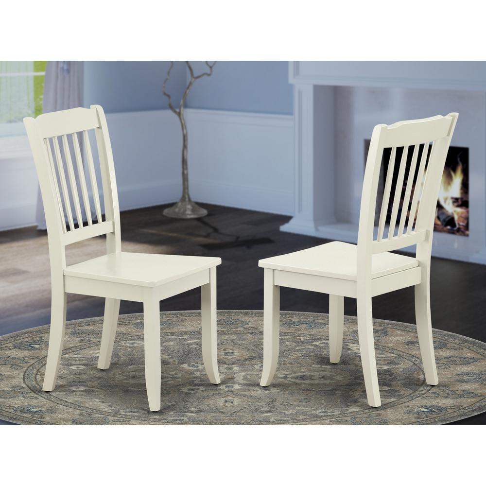 Dining Chair Linen White, DAC-LWH-W. Picture 2