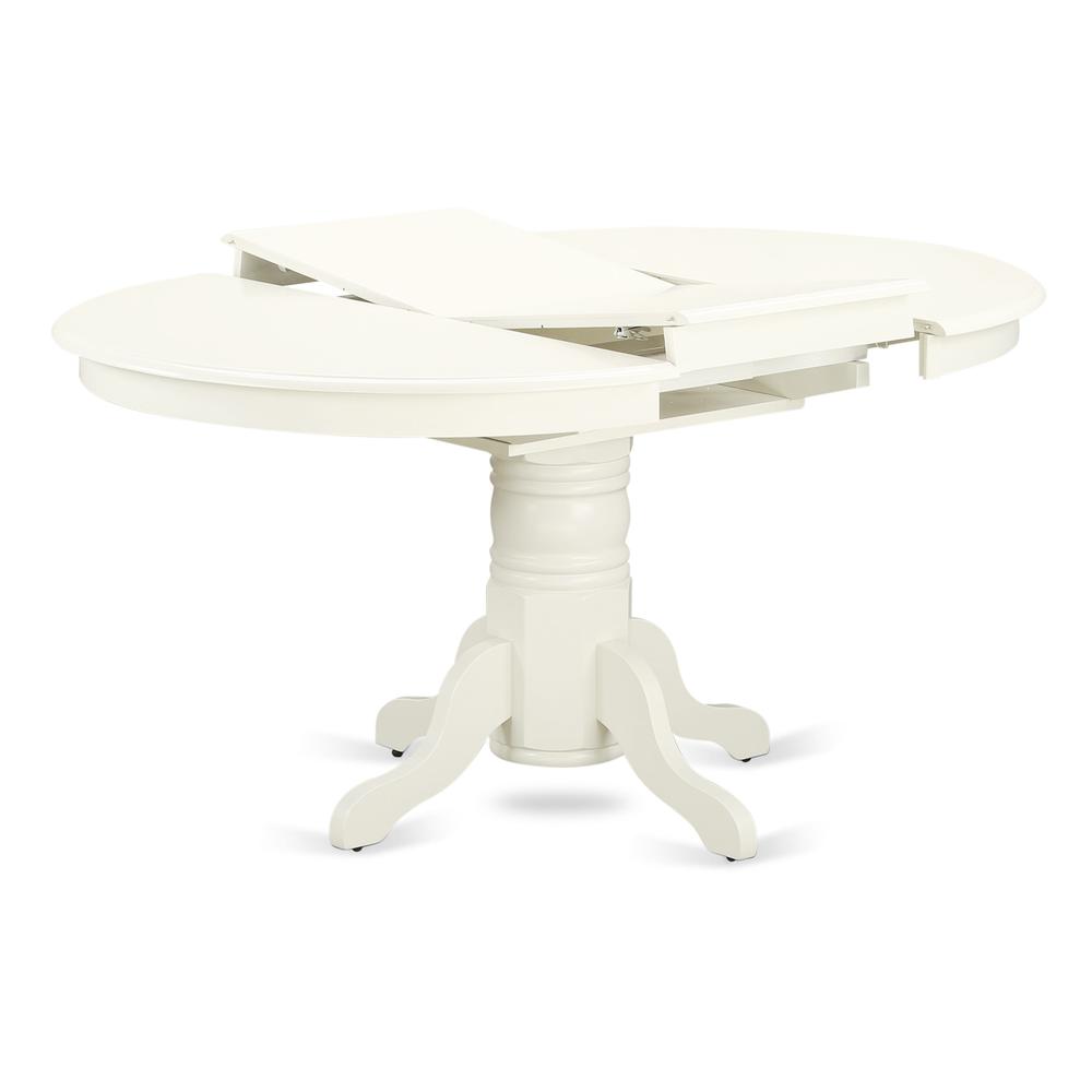 5 Piece Kitchen Set Consists of an Oval Dining Table with Butterfly Leaf. Picture 2