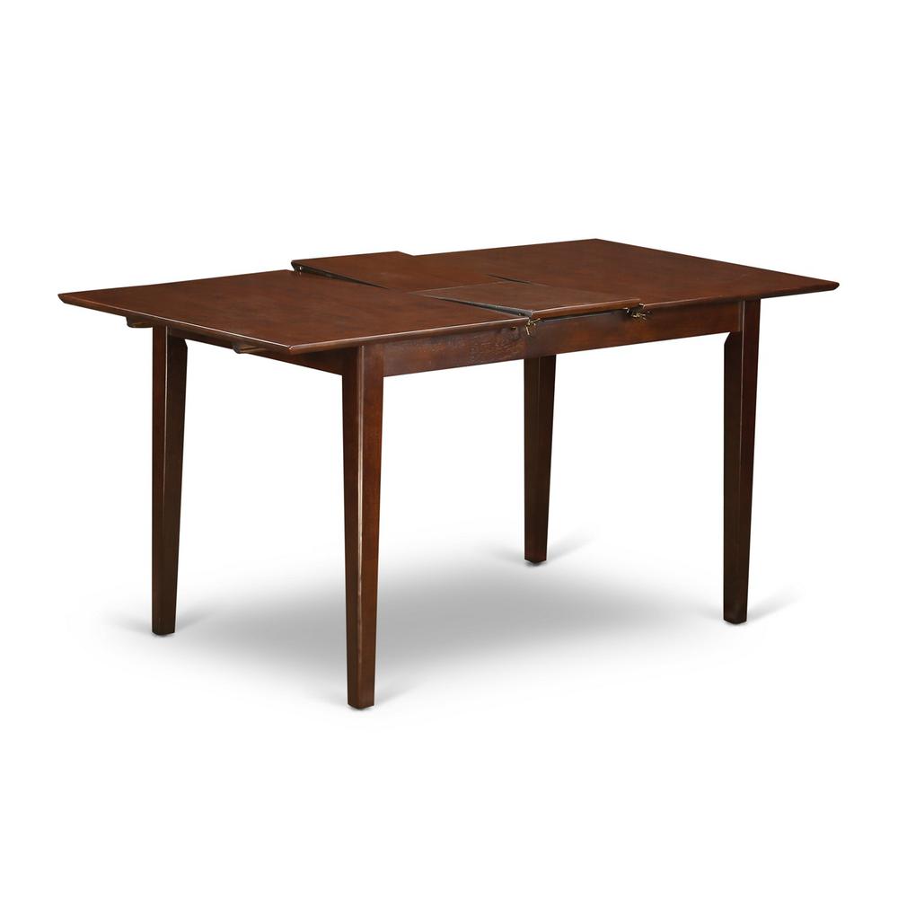 Picasso  Table  32  in  x  60in  with  12  in  butterfly  leaf  -  Mahogany  Finish. Picture 2