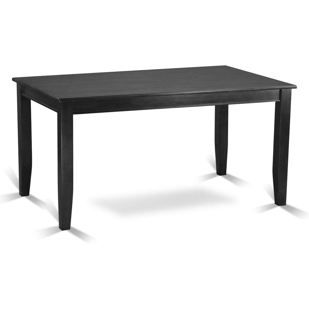 Dudley  Rectangular  Dining  Table  36"x60"  in  Black  Finish. Picture 1