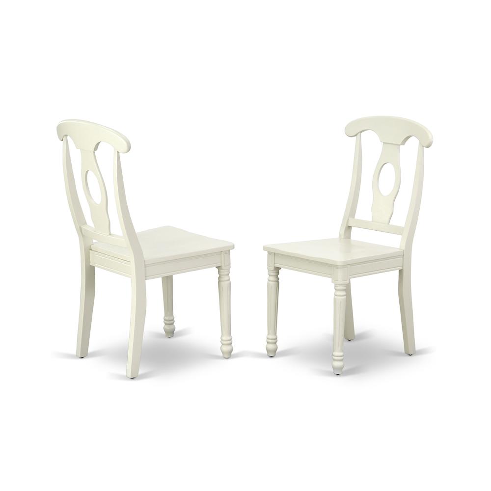 Dining Chair Linen White, KEC-LWH-W. Picture 1