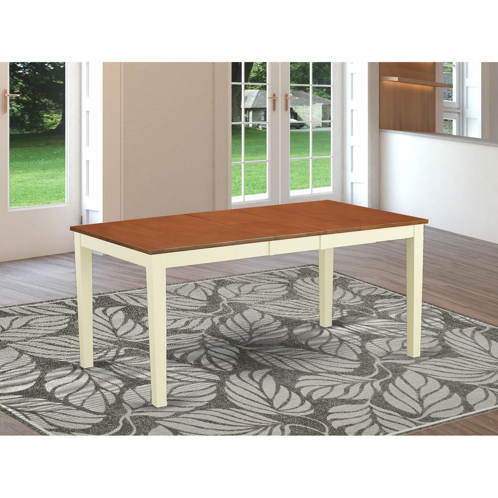 Nicoli  Rectangular  Dining  Table  36x66"  with  12"  Butterfly  Leaf". Picture 1
