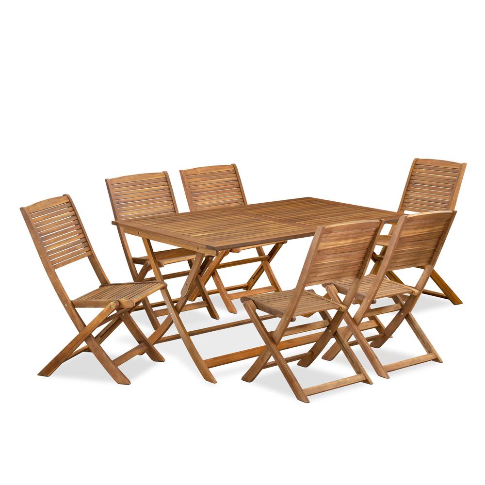 7 Piece Patio Dining Set. Picture 6