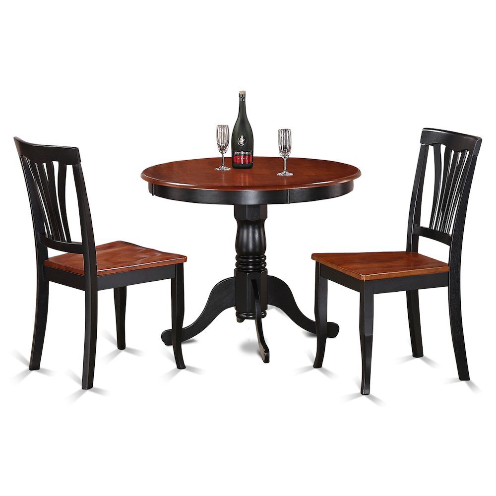 3  PC  Kitchen  nook  Dining  set-small  Kitchen  Table  and  2  Kitchen  Chairs. Picture 1