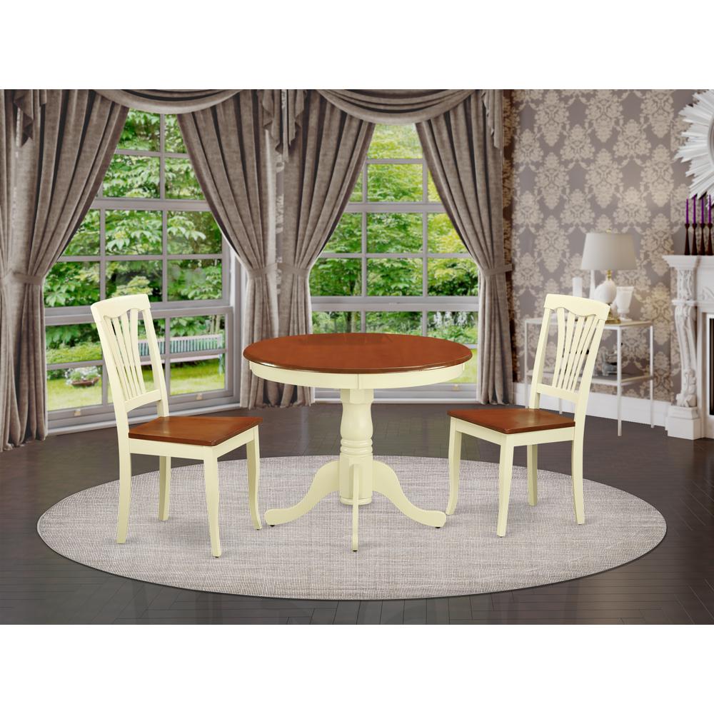3  Pc  small  Kitchen  Table  and  Chairs  set-small  Table  plus  2  Dining  Chairs. Picture 4