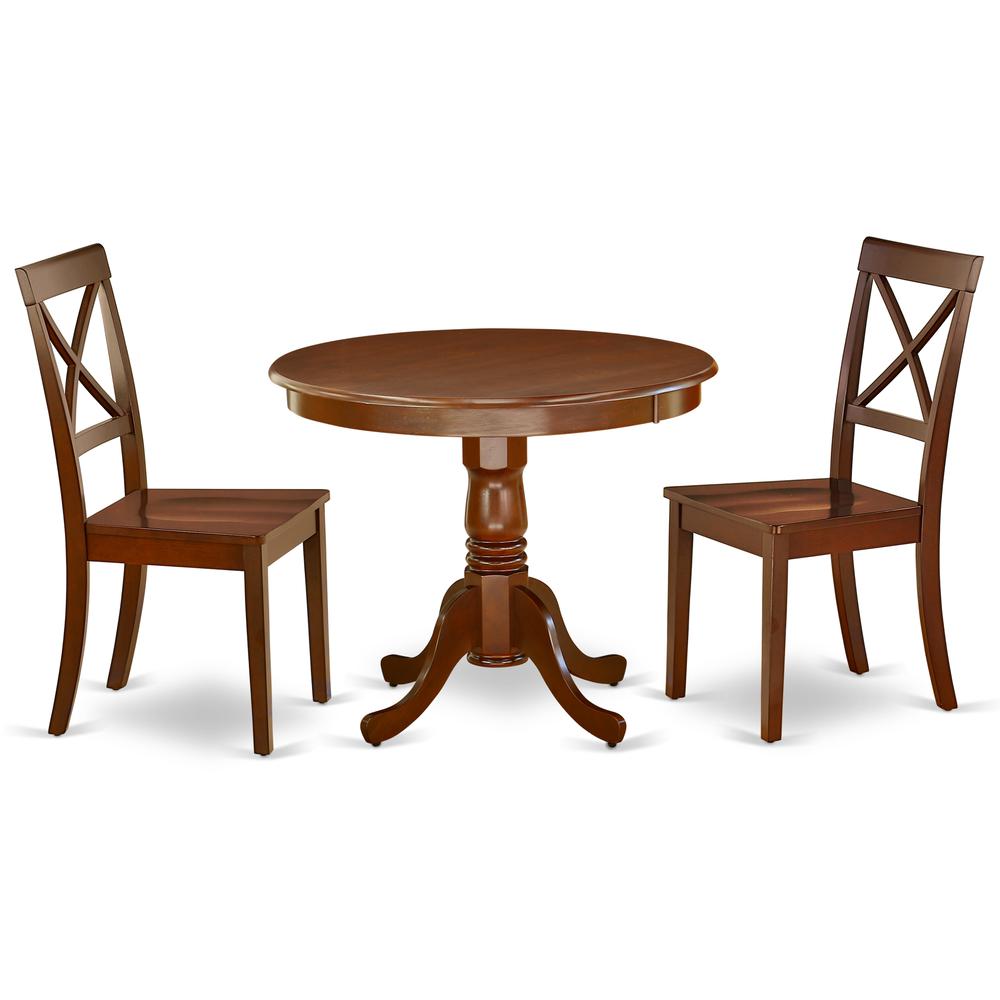 Dining Room Set Mahogany, ANBO3-MAH-W. Picture 1