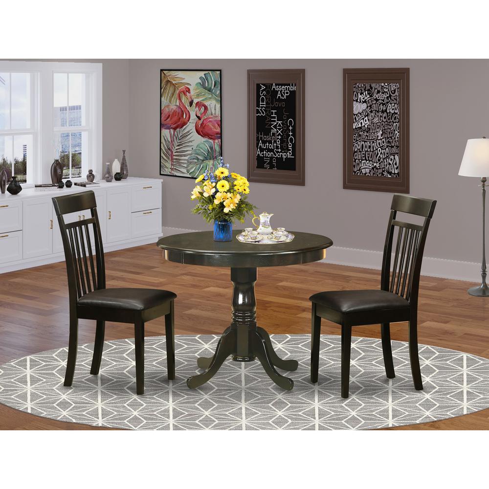3  Pc  Kitchen  Table-  Table  and  2  Chairs  for  Dining  room. The main picture.