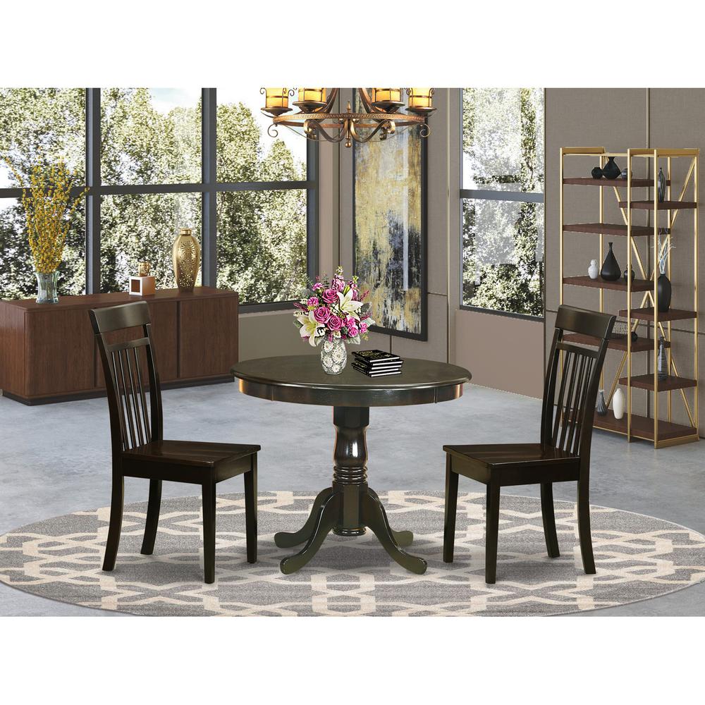 3  Pc  Kitchen  Table  set-Kitchen  Table  and  2  Dining  Chairs. Picture 1