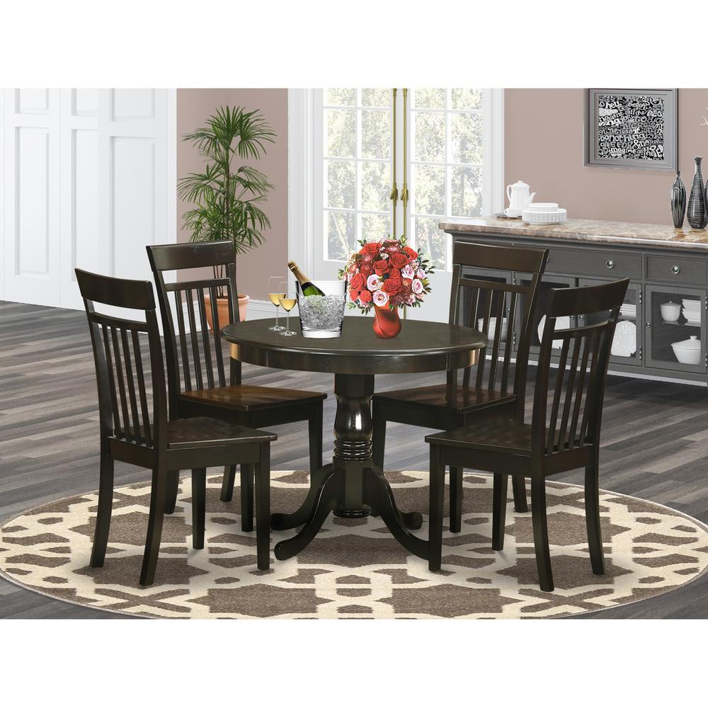 5  Pc  Kitchen  Table  set-Kitchen  Table  and  4  Kitchen  Dining  Chairs. Picture 1