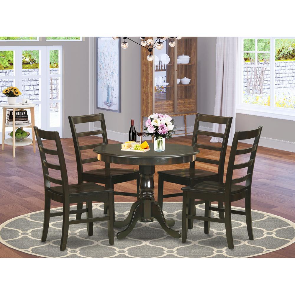 5  Pc  small  Kitchen  Table  set-  Table  plus  4  Kitchen  Dining  Chairs. Picture 1