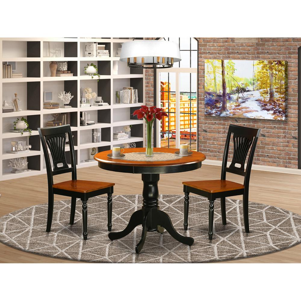 Dining  set  -  3  Pcs  with  2  Wooden  Chairs. The main picture.
