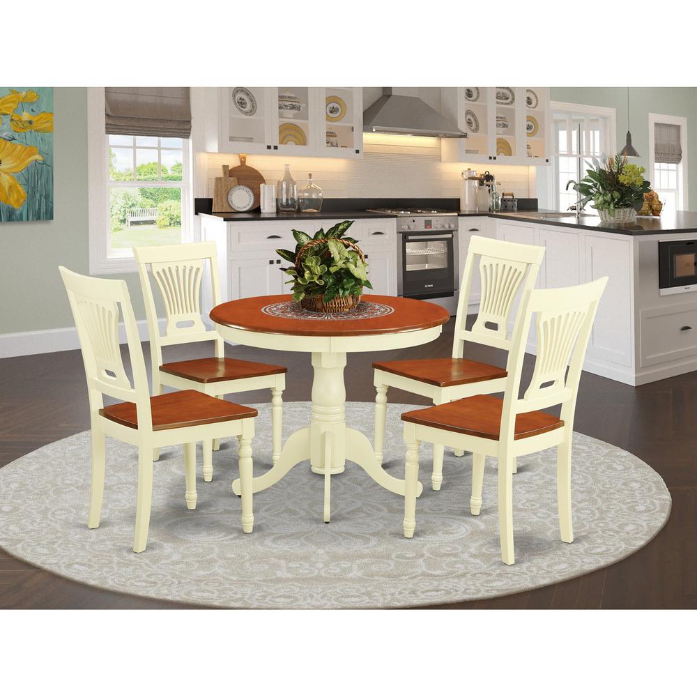 5  Pc  Kitchen  Table  set-small  Kitchen  Table  plus  4  Kitchen  Dining  Chairs. Picture 1