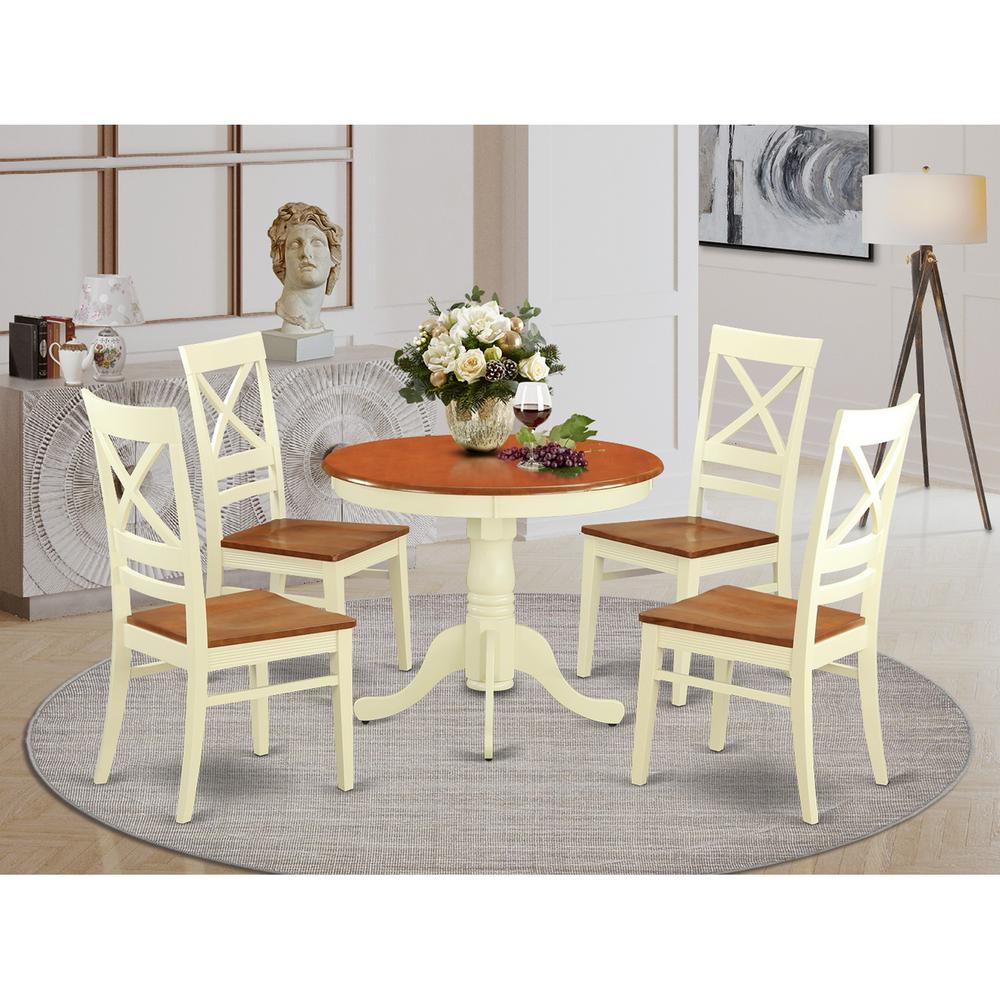 5  Pc  Table  set  for  4-Kitchen  dinette  Table  and  4  Kitchen  Chairs. Picture 1