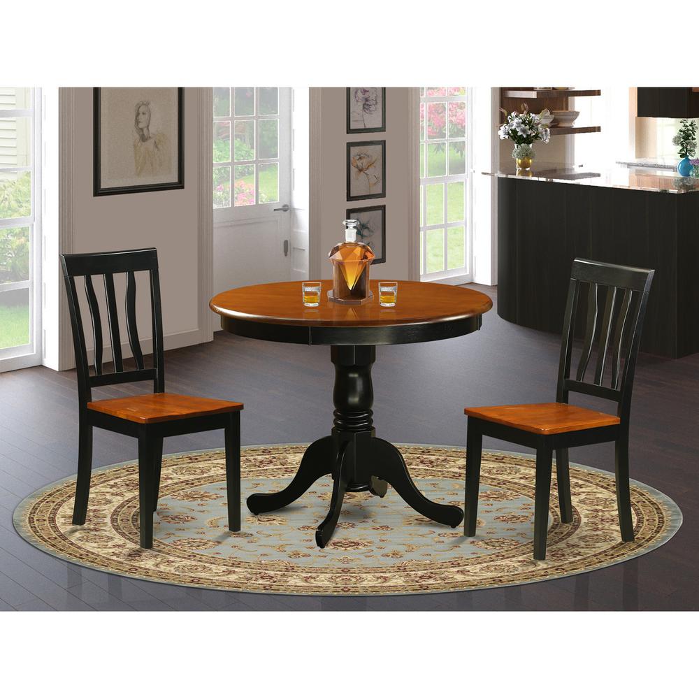 Dining  set  -  3  Pcs  with  2  Wood  Chairs. The main picture.