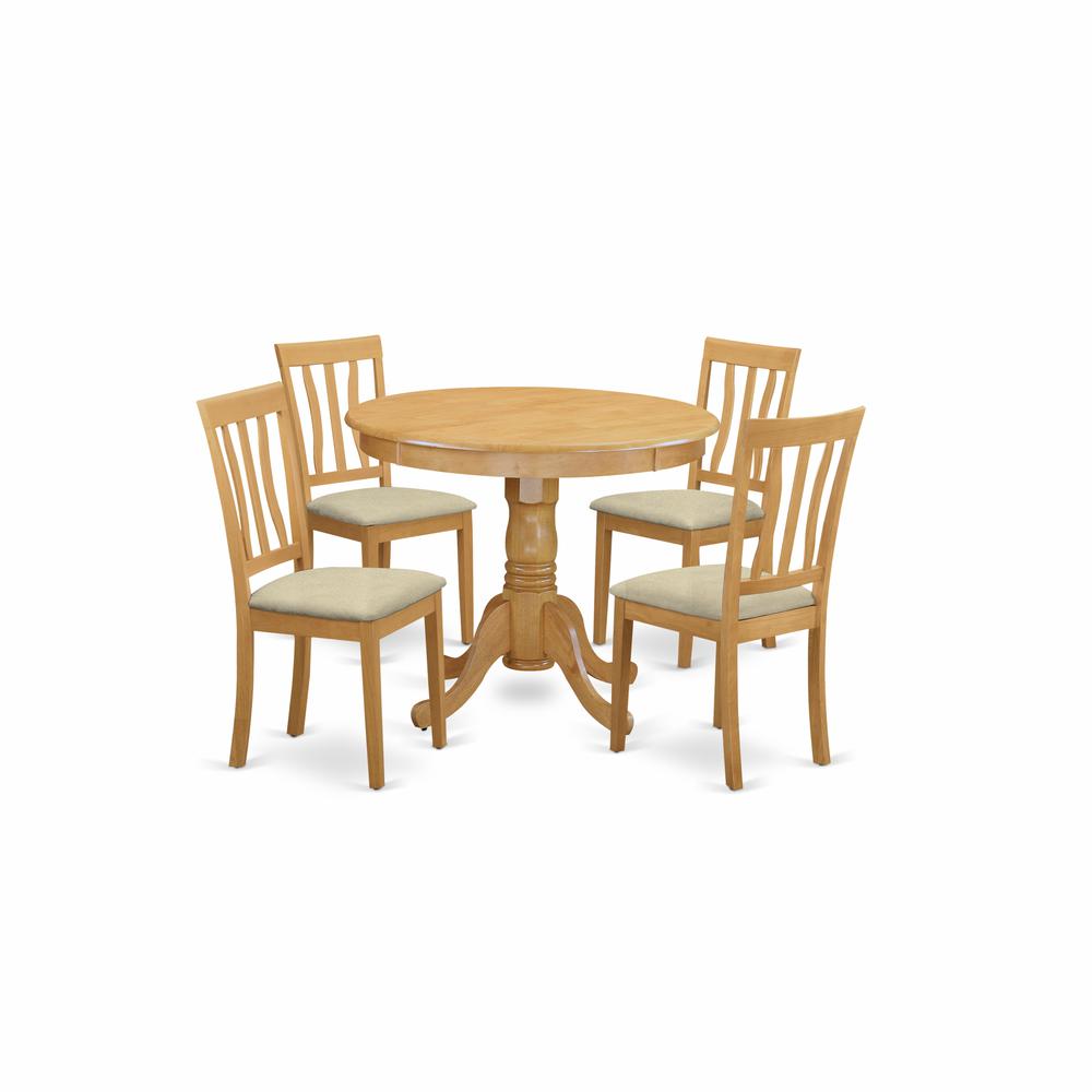 5  Pc  Kitchen  nook  Dining  set-small  Kitchen  Table  and  4  Dining  Chairs. Picture 1