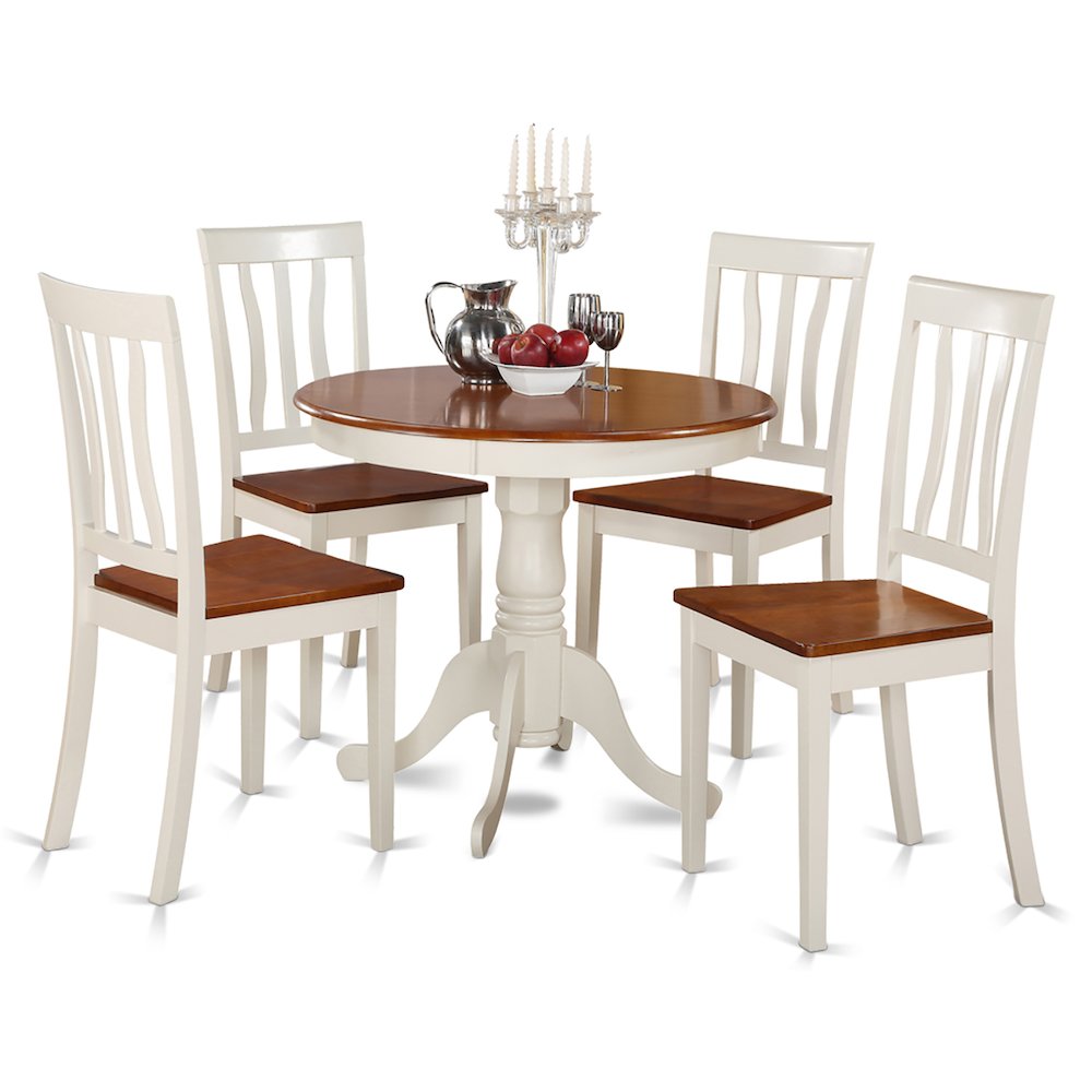 5  PC  small  Kitchen  Table  and  Chairs  set-Kitchen  Table  plus  4  Kitchen  Dining  Chairs. Picture 1