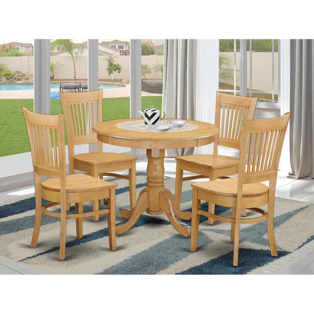 5  PC  Table  set  -  Kitchen  Table  and  4  Dining  room  chair. Picture 1
