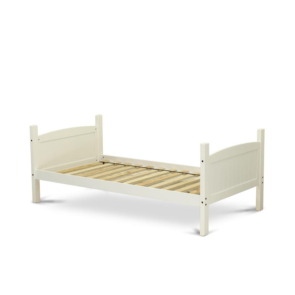 Albury Twin Bunk Bed in White Finish. Picture 3