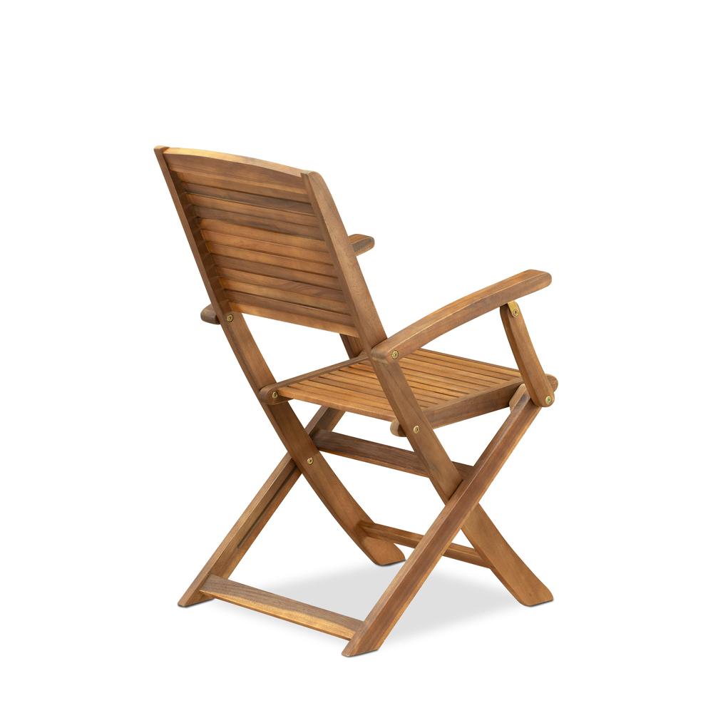 Modern Outdoor Patio Garden Side Wooden Patio Chairs. Picture 4