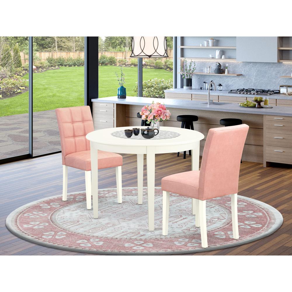 3 Piece Dining Table Set contain A Dining Table. Picture 1