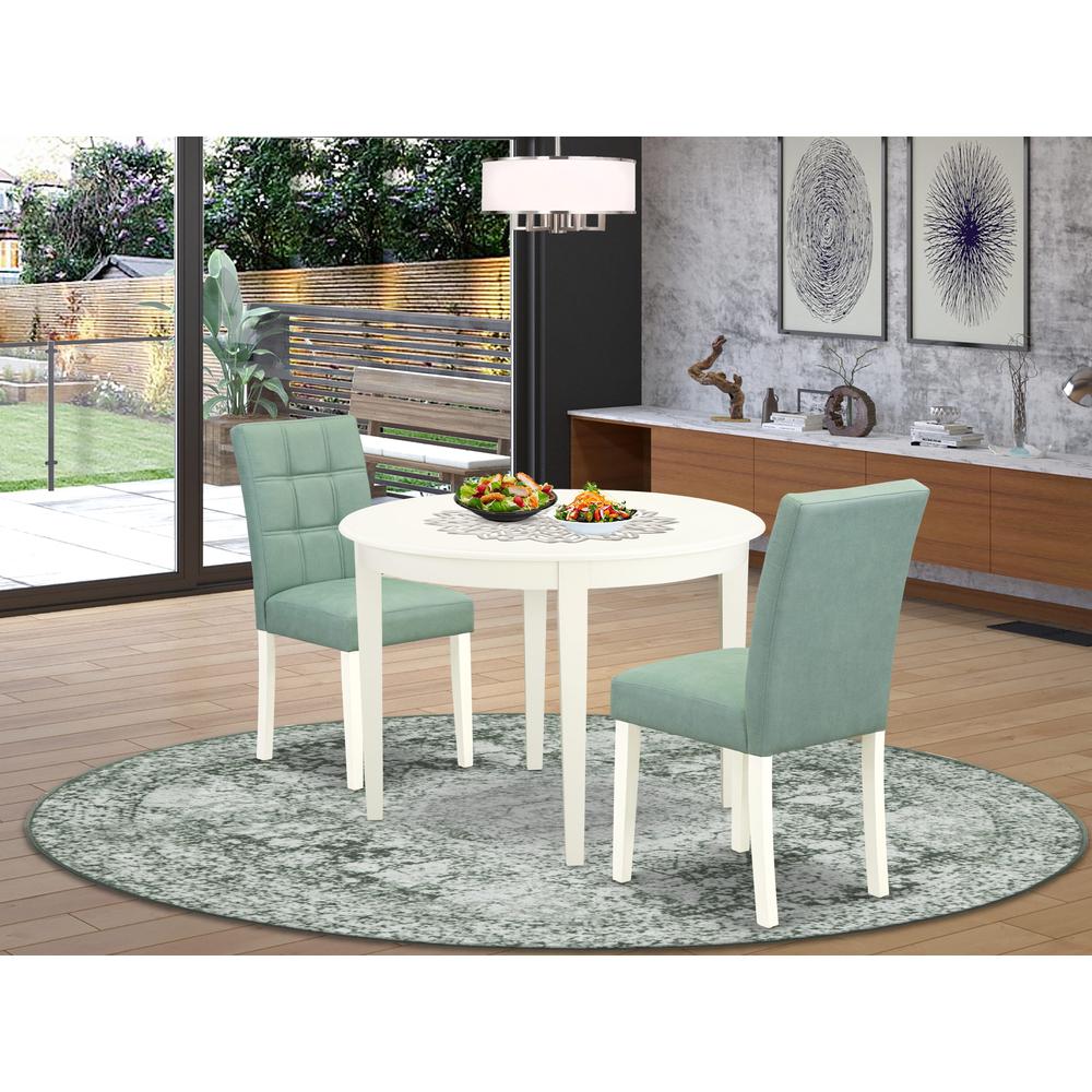 3 Piece Kitchen Table Set consists A Dining Room Table. Picture 1
