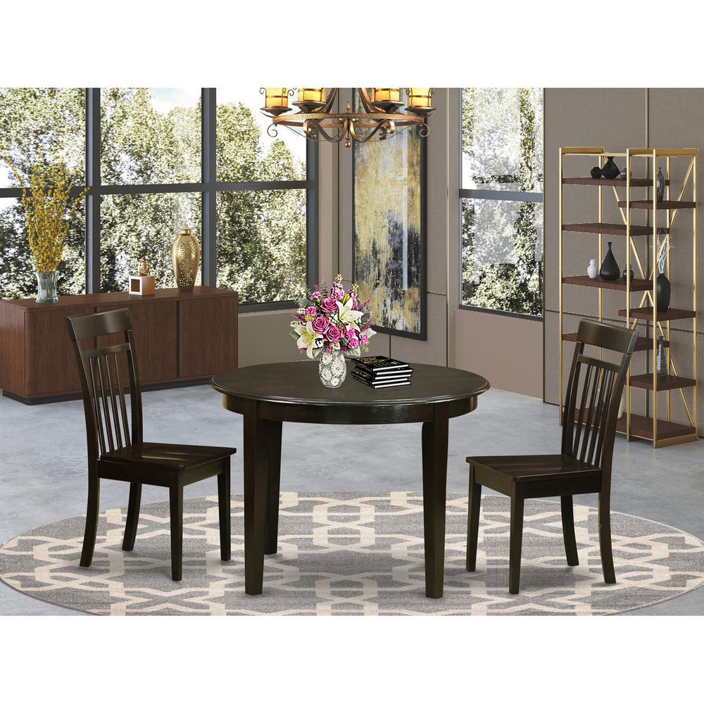 3  PC  Kitchen  nook  Dining  set-Table  and  2  Kitchen  Chairs. Picture 1