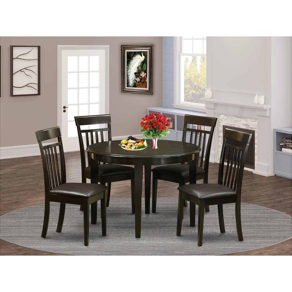 5  PC  Kitchen  nook  Dining  set-Kitchen  Table  and  4  Kitchen  Chairs. Picture 1