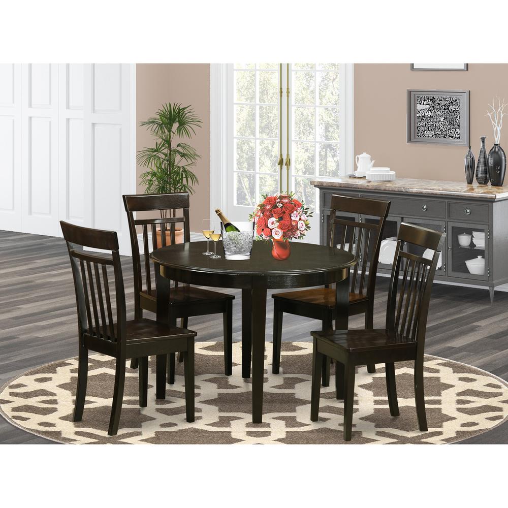5  PC  Kitchen  nook  Dining  set-Kitchen  Table  and  4  Kitchen  Chairs.. Picture 1