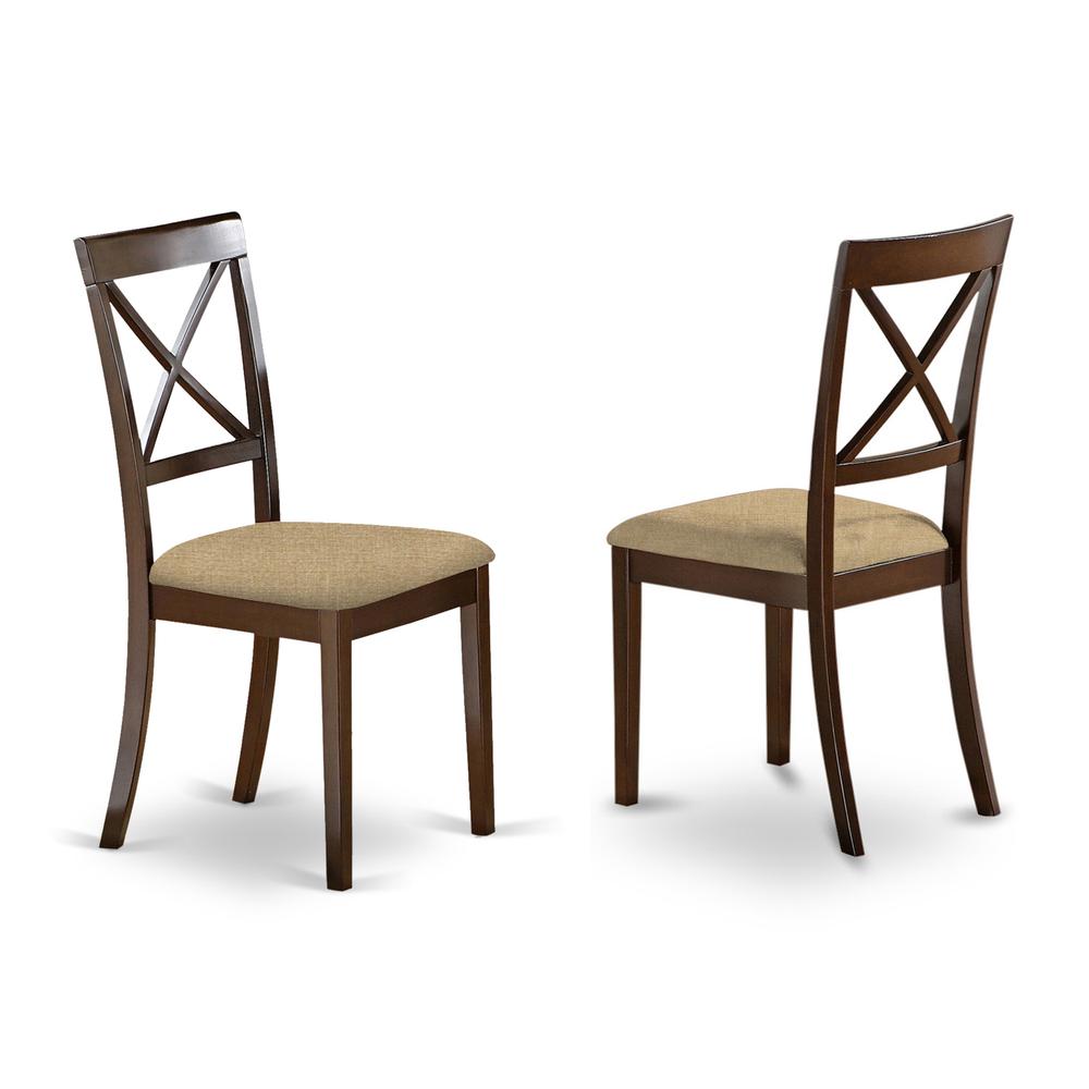 ANBO3-CAP-C 3 Pc Kitchen Table set-small Kitchen Table plus 2 Dining Chairs. Picture 4